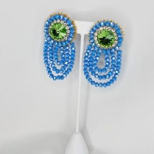 Beaded Chandelier Earrings